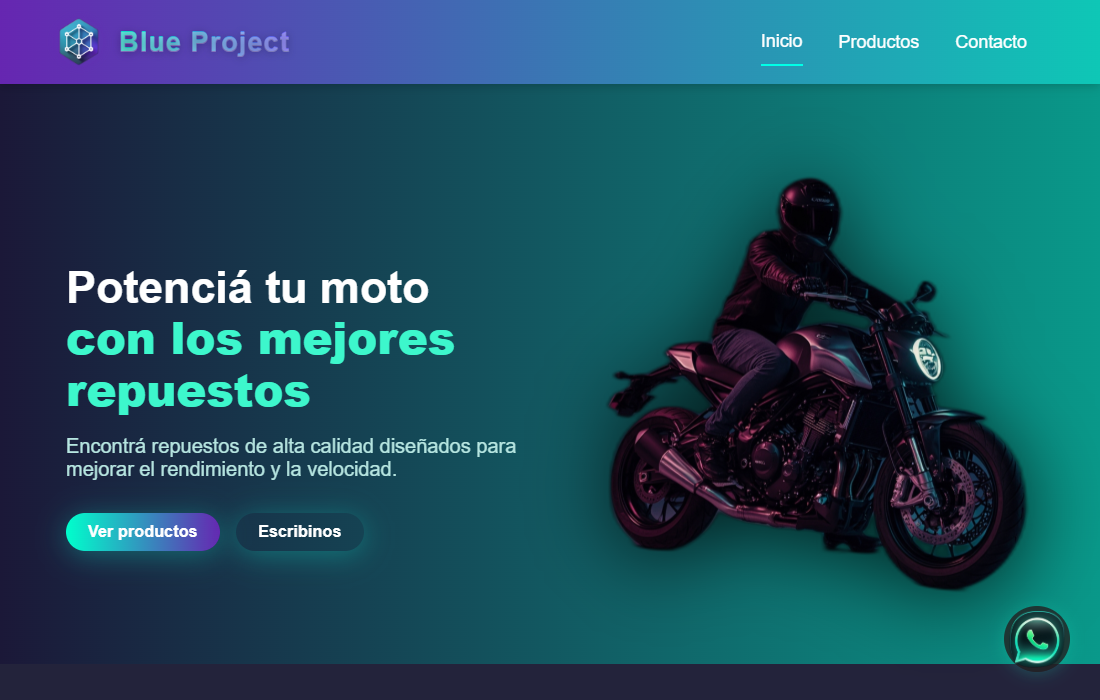 Plantilla Blue Project